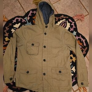 🔥 Cotton On Standaed Issue Men's Tan Hooded Jacket🔥 Size M